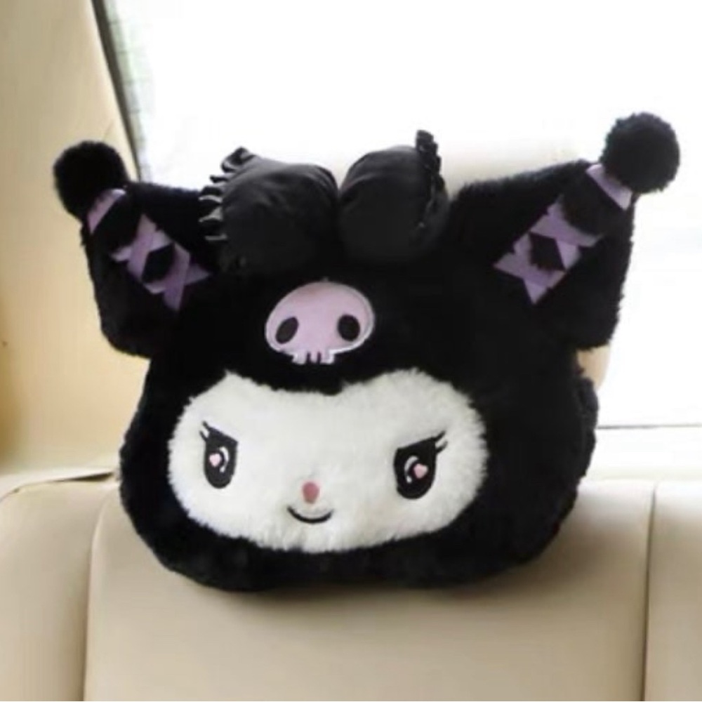 Kuromi x Lolita Car Headrest Pillow